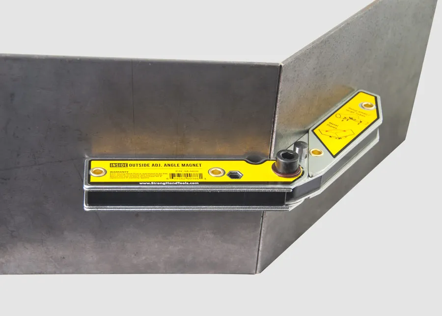 Polohovatelný magnetický úhelník, nastavitelný úhel, 30 - 270°, 120 mm, AEK